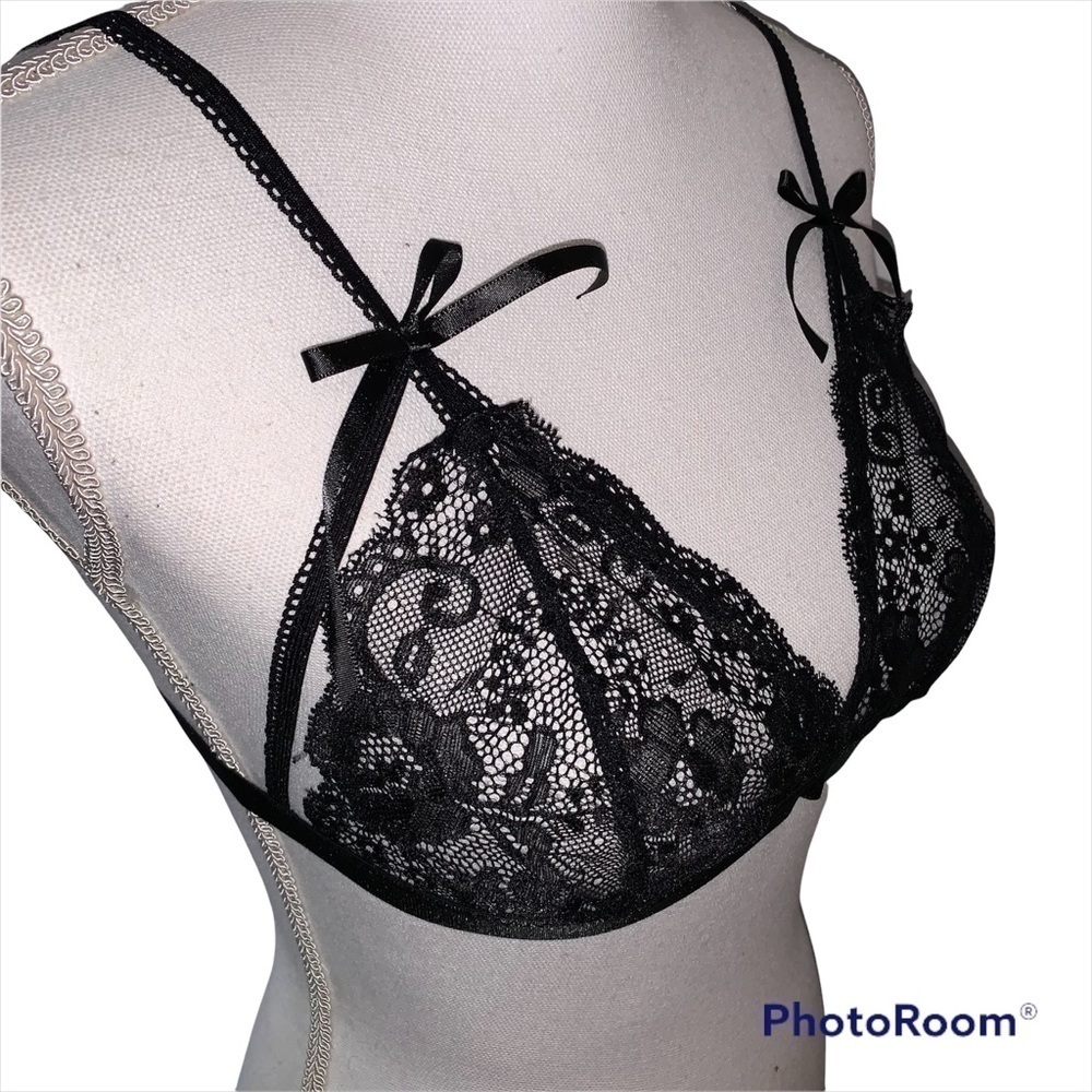 AVIDLOVE Black Lace Bralette, sz M